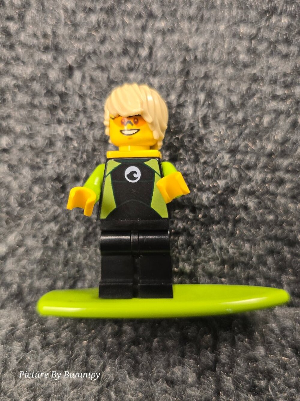 Lego minifigure is the Surfer